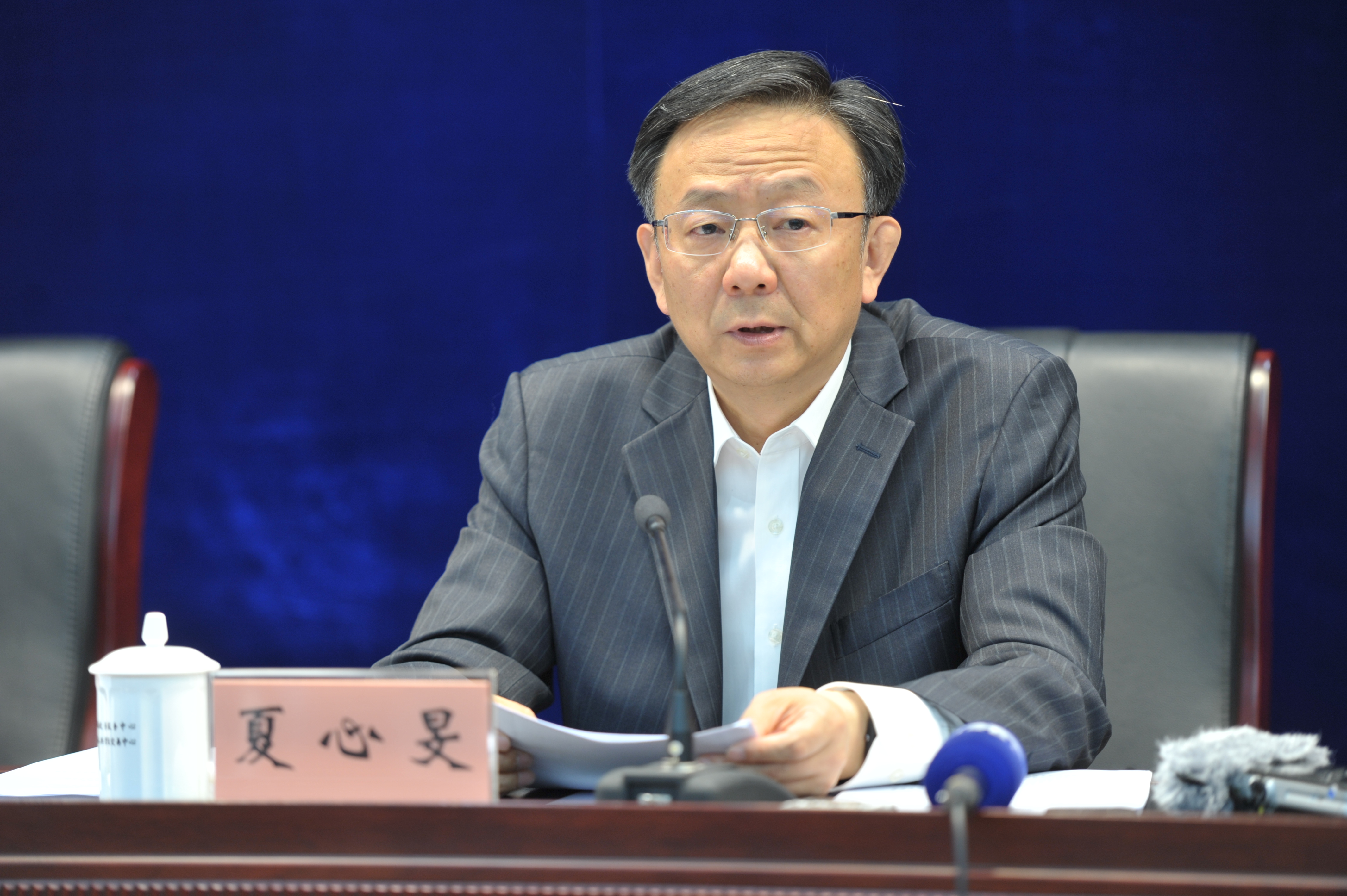 夏心旻 省政府副秘书长