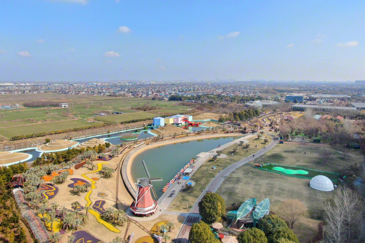 南通绿博园春景迷人